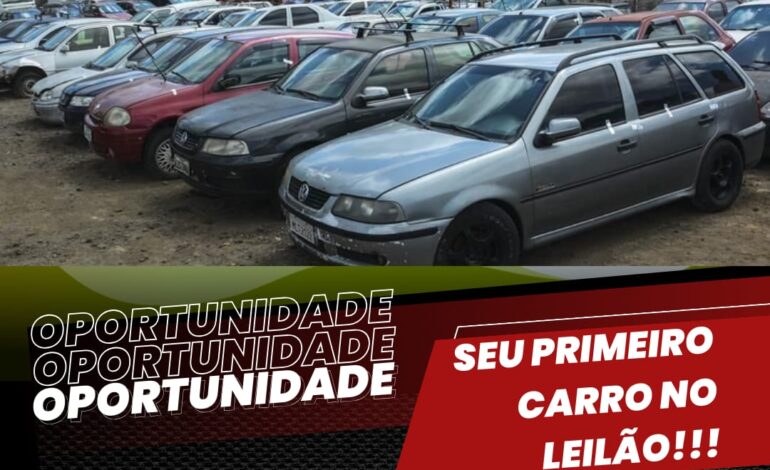 COMPRE SEU PRIMEIRO CARRO NO LEILÃO E ECONOMIZE ATÉ 70%