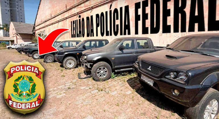 LEILÃO DAS PICAPES DA POLÍCIA FEDERAL